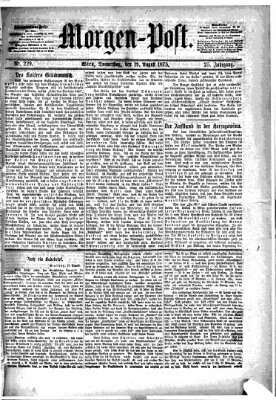 Morgenpost Donnerstag 19. August 1875