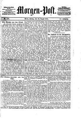 Morgenpost Freitag 20. August 1875