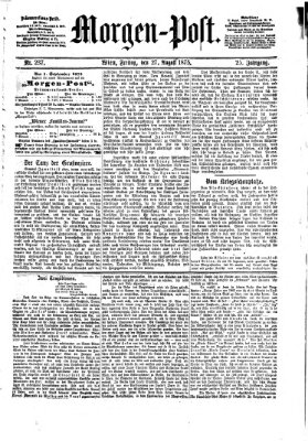 Morgenpost Freitag 27. August 1875