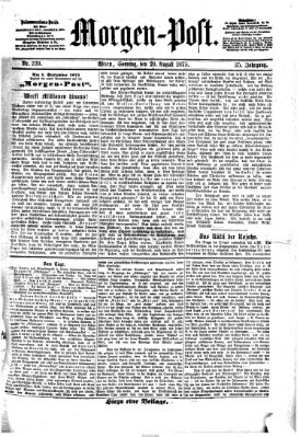 Morgenpost Sonntag 29. August 1875