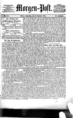 Morgenpost Donnerstag 2. September 1875