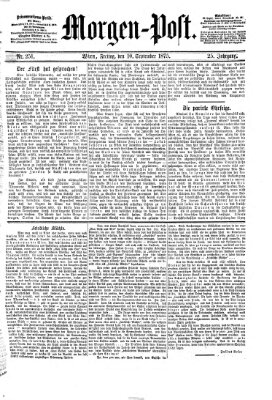 Morgenpost Freitag 10. September 1875