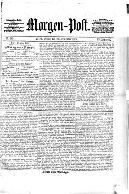 Morgenpost Dienstag 21. September 1875