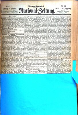 Nationalzeitung Freitag 8. Januar 1875