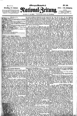 Nationalzeitung Dienstag 19. Januar 1875