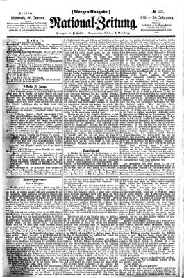 Nationalzeitung Mittwoch 20. Januar 1875