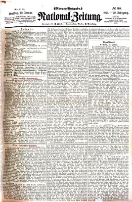 Nationalzeitung Freitag 22. Januar 1875