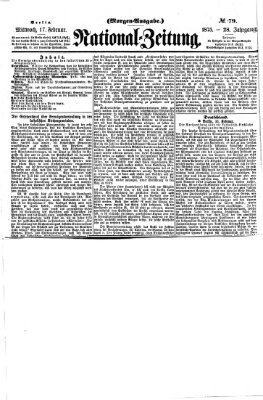 Nationalzeitung Mittwoch 17. Februar 1875