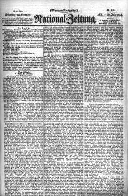 Nationalzeitung Dienstag 23. Februar 1875