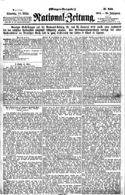 Nationalzeitung Sonntag 14. März 1875