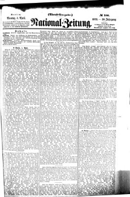 Nationalzeitung Montag 5. April 1875