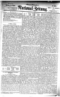 Nationalzeitung Freitag 30. April 1875