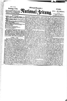 Nationalzeitung Sonntag 2. Mai 1875