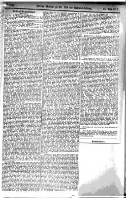 Nationalzeitung Freitag 21. Mai 1875