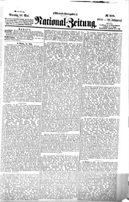 Nationalzeitung Montag 24. Mai 1875