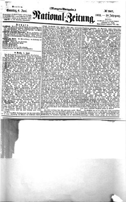 Nationalzeitung Sonntag 6. Juni 1875