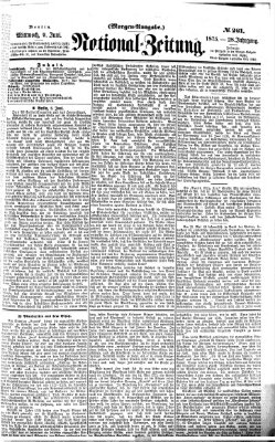 Nationalzeitung Mittwoch 9. Juni 1875