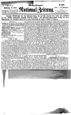 Nationalzeitung Sonntag 13. Juni 1875