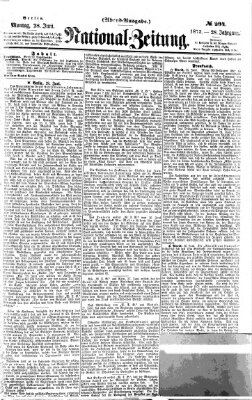 Nationalzeitung Montag 28. Juni 1875