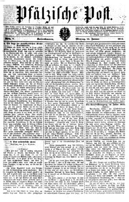 Pfälzische Post Montag 11. Januar 1875