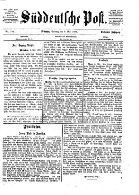 Süddeutsche Post Sonntag 9. Mai 1875