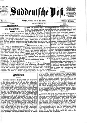 Süddeutsche Post Sonntag 30. Mai 1875