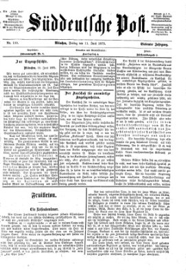 Süddeutsche Post Freitag 11. Juni 1875