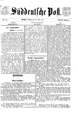 Süddeutsche Post Samstag 24. Juli 1875