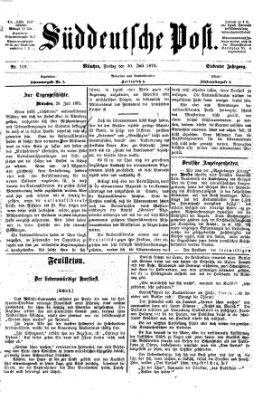 Süddeutsche Post Freitag 30. Juli 1875