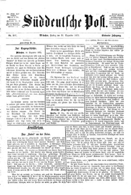 Süddeutsche Post Freitag 31. Dezember 1875