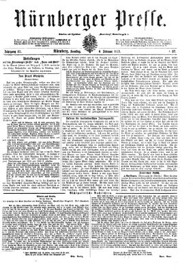 Nürnberger Presse Samstag 6. Februar 1875