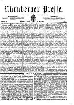 Nürnberger Presse Freitag 21. Mai 1875