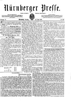 Nürnberger Presse Samstag 19. Juni 1875