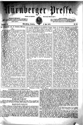 Nürnberger Presse Dienstag 6. Juli 1875