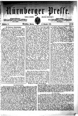 Nürnberger Presse Montag 13. Dezember 1875