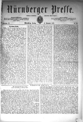 Nürnberger Presse Freitag 17. Dezember 1875