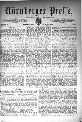 Nürnberger Presse Freitag 24. Dezember 1875