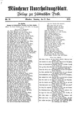 Süddeutsche Presse Sonntag 13. Juni 1875