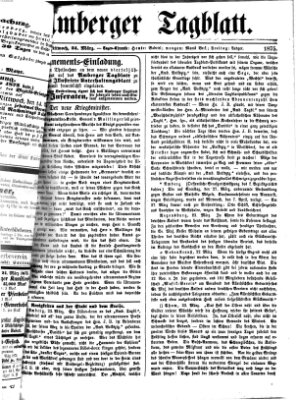 Amberger Tagblatt Mittwoch 24. März 1875