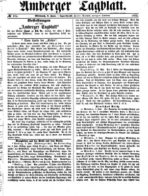 Amberger Tagblatt Mittwoch 2. Juni 1875