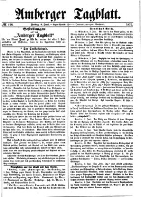 Amberger Tagblatt Freitag 4. Juni 1875