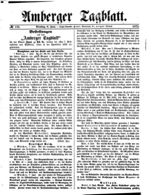 Amberger Tagblatt Dienstag 8. Juni 1875