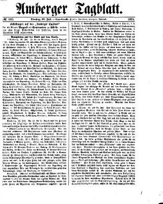 Amberger Tagblatt Dienstag 27. Juli 1875