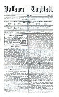 Passauer Tagblatt Donnerstag 3. Juni 1875