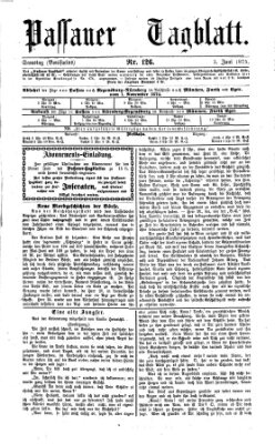 Passauer Tagblatt Samstag 5. Juni 1875