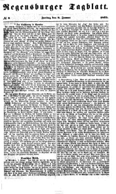 Regensburger Tagblatt Freitag 8. Januar 1875