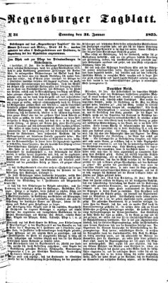 Regensburger Tagblatt Sonntag 31. Januar 1875