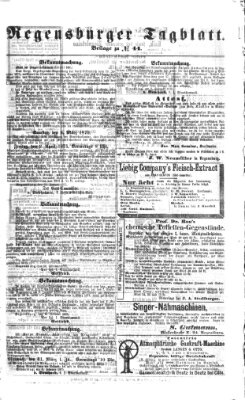 Regensburger Tagblatt Samstag 13. Februar 1875