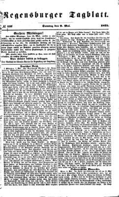 Regensburger Tagblatt Sonntag 9. Mai 1875