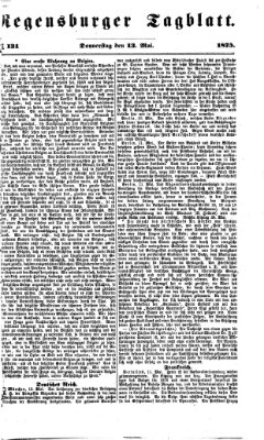 Regensburger Tagblatt Donnerstag 13. Mai 1875